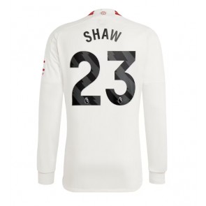 Manchester United Luke Shaw #23 Replika Tredjetrøje 2023-24 Langærmet